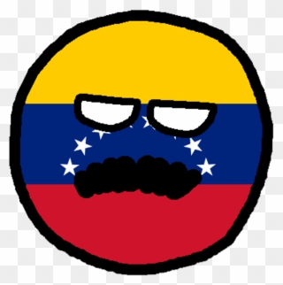 Venezuelaball Sticker - Venezuela Button Flag Clipart