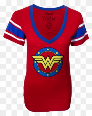 Buy The Wonder Woman Logo Football Jersey T Shirt In - Wonder Woman Jersey Clipart