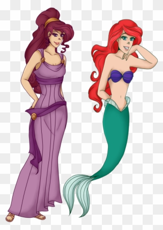 Megara And Ariel By Setsuna-yena - Megara And Ariel Clipart