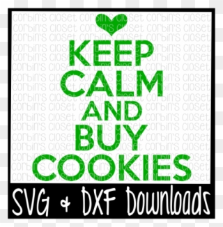Keep Calm And Buy Cookies Cutting File - Graphic Design Clipart