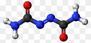 Azodicarbonamide 3d Ball - Plastic Molecule Structure 3d Clipart