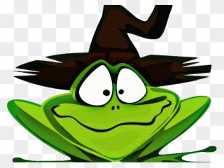 Witch Hat Clipart Witch Cauldron - Halloween Frog - Png Download
