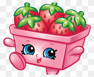 Apricot Clipart Shopkins - Shopkins Strawberry Top - Png Download