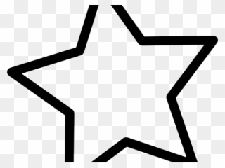 The Flash Clipart Blank Star - Star Black And White Clipart Png Transparent Png
