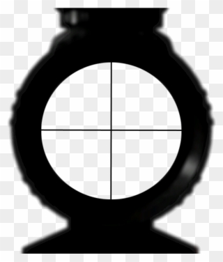 Sniper Scope Transparent Background - Down Steal This Album Clipart