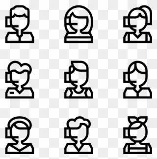 Call Center Avatars - Beer Font Icon Clipart