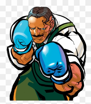 Resized To 50% Of Original - Street Fighter Dudley Png Clipart