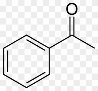 Acetophenone 2d Skeletal - Convert 1 Propanol To 2 Propanol Clipart