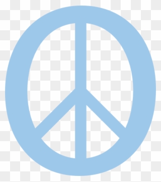 Groovy Peace Sign Fav 555px - Peace Symbols Clipart