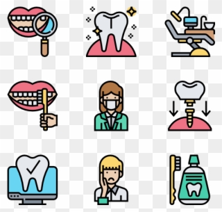 Dental - Friends Icon Png Colorful Clipart