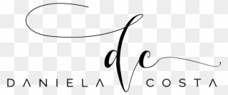 Daniela Costa Logo Large - Line Art Clipart