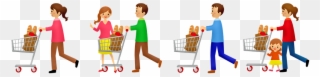 Grocery Shopping, Grocery Cart - Shopping Cart Clipart