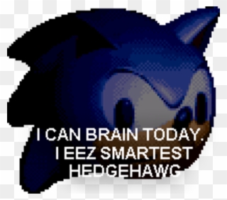 Down Syndrome Sonic - Cat Clipart
