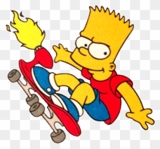 Bart Simpson Clipart Cute - Bart Simpson Gif Png Transparent Png