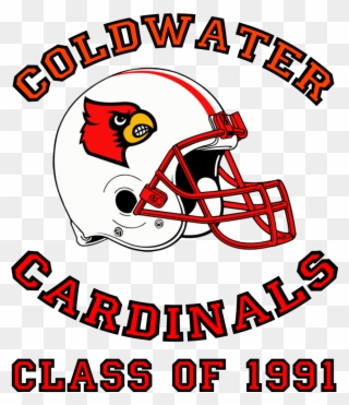 Coldwater Cardinals 1991 Tshirt Design Front By The - Love Ya Blue Houston Oilers Clipart