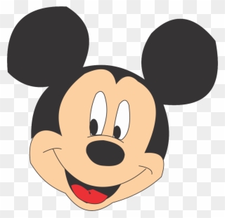 Compartir Twittear Mickey Mouse Face Png - Mickey Mouse Minnie Mouse Clipart