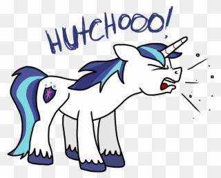 Shining Armor Sneeze By Psfforum - Sneeze Clipart Transparent Background - Png Download