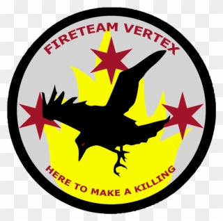 Fireteam Vertex - Raven Silhouette Transparent Background Clipart