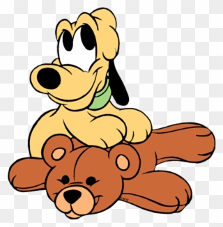 Pluto Sticker - Baby Pluto Walt Disney Clipart