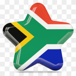 Illustration Of Flag Of South Africa - South African Flag Star Clipart