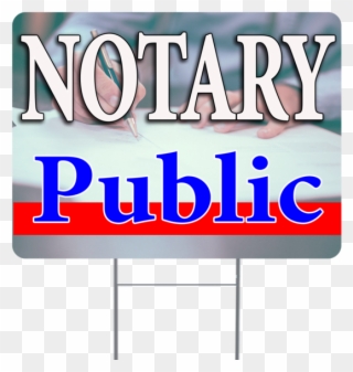 Notary Public - Poster Clipart