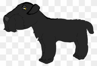 Black Russian Terrier - Dog Clipart
