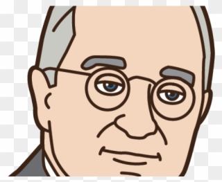 Presidents Clipart Truman - Harry S Truman Easy Drawing - Png Download