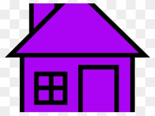 Haunted House Clipart Purple - House Red Clip Art - Png Download