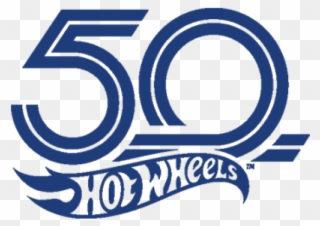 Hot Wheels Clipart Rocket - Hot Wheels 50th Anniversary Logo Png Transparent Png