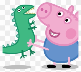 Peppa Pig Pictures To Download Free Peppa Pig Partner Peppa Pig George With Dinosaur Clipart Full Size Clipart 3559822 Pinclipart - peppa piggeorge pig roblox
