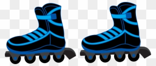 Clipart Of Cool, Roller And Blades - Roller Derby - Png Download