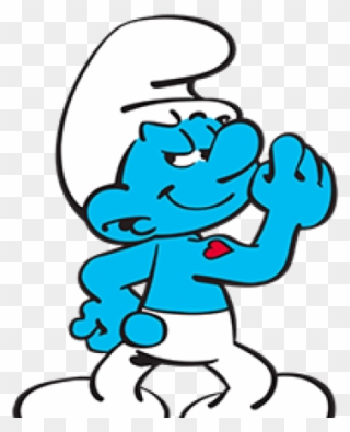 Smurfs Clipart Blue Hat - Cartoon Smurf - Png Download