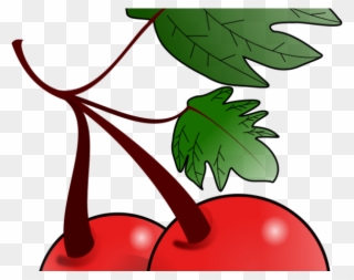 Cherry Tree Clipart Fruit Flower Clipart - Fruit Clip Art - Png Download