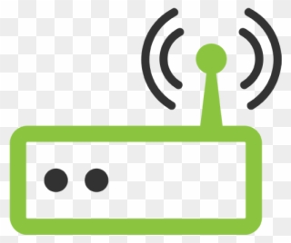 Remote Manager - Router Green Icon Png Clipart