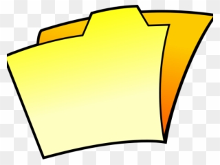 Folder Clipart Yellow Journalism - Archivo Dibujos - Png Download