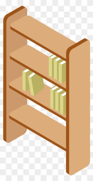 Bookshelf - Shelf Clipart