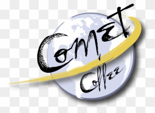 Comet Coffee Logo Final Large - Calligraphy Clipart