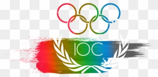 Olympic Games Clipart International Olympic - International Olympic Committee Ioc Logo - Png Download