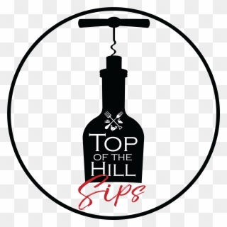 Top Of The Hill Sips - Glass Bottle Clipart