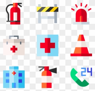 Emergency Services - Accident Flat Icon Clipart