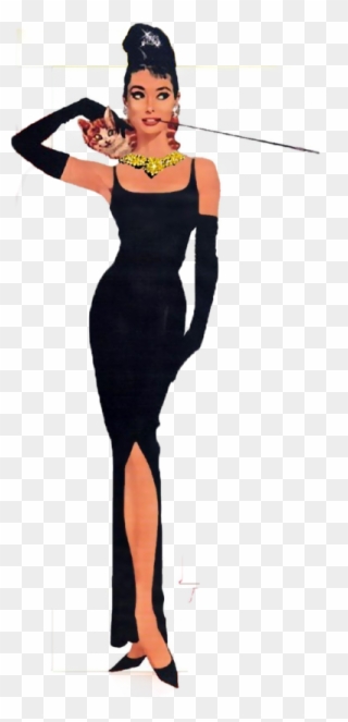 Audrey Hepburn Png By Paradis - Audrey Hepburn Dress In Breakfast At Tiffany's Clipart