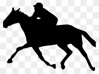 Horse Racing Clipart Melb - Horse Racing Silhouette Png Transparent Png