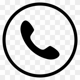 Contact Information Comments - Round Phone Icon Png Clipart