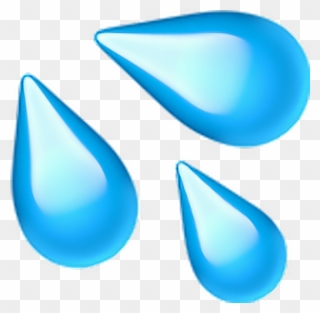 572 X 560 7 - Sweat Droplets Emoji Clipart
