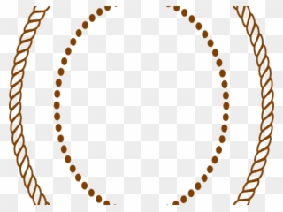 Vector Frame Clipart Rope - Circle Border - Png Download