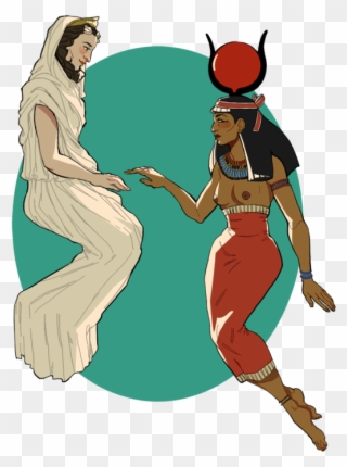 Isis Clipart Isis Goddess - Isis And Hera - Png Download