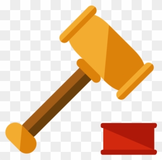 Court Docket For March 5, - Auction Hammer Orange Clipart