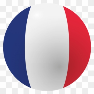 France Flag - Circle Clipart