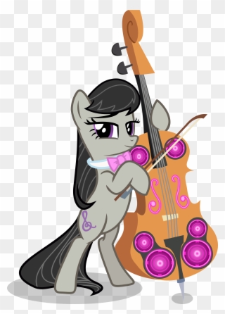 Instruments Clipart Cello - Octavia Pony - Png Download