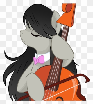 Them's Fightin' Herds Pony Cello Violin Family String - Cello Octavia My Little Pony Clipart